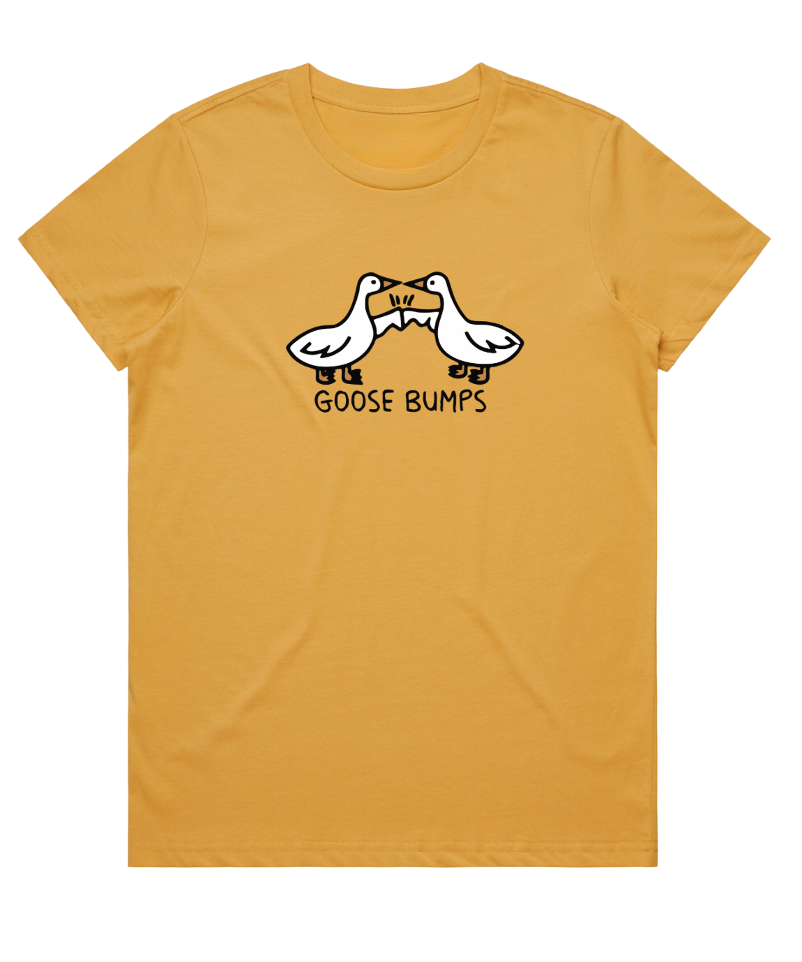 Goose Bumps Tee - Ladies (Mustard)