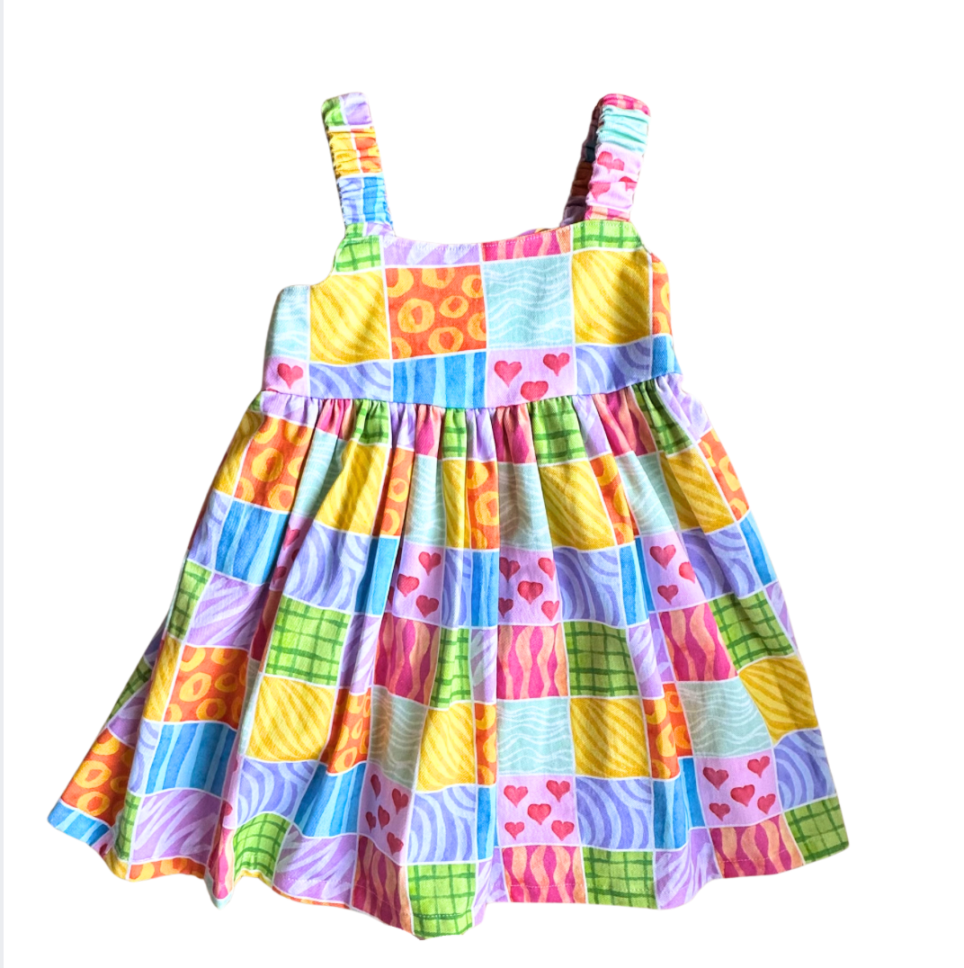 Patchwork Dress - Kids (Size 2 only)