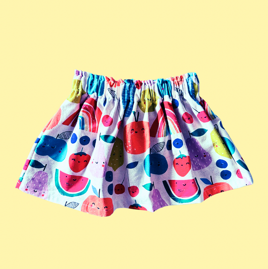 Happy Fruit - Kids Skirt *LAST ONE* Size 2
