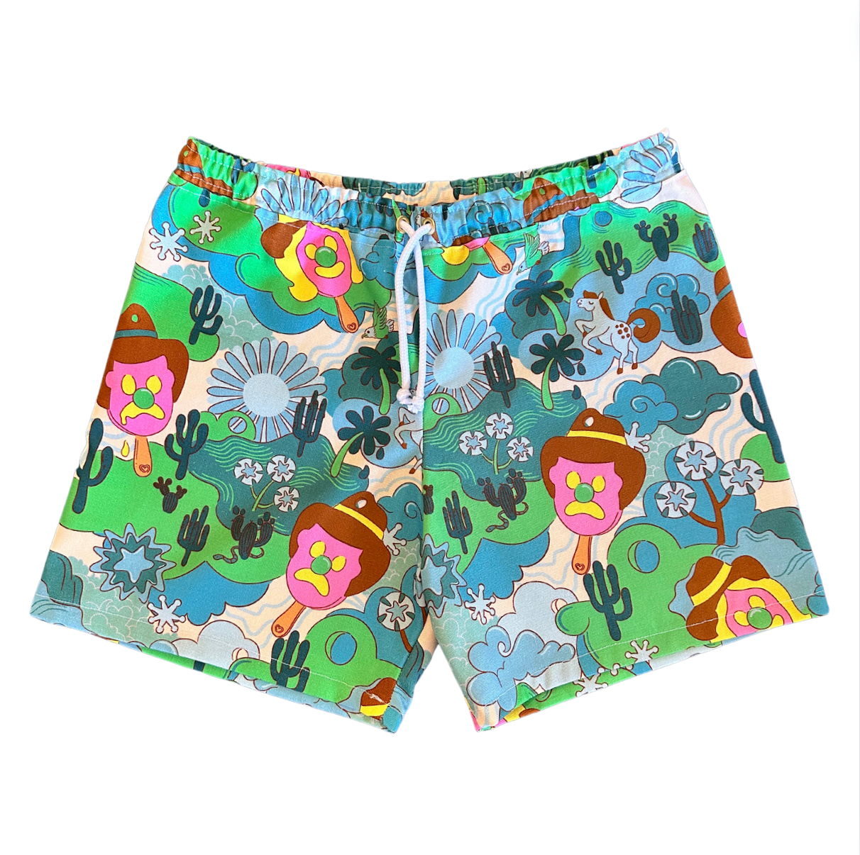 Howdy Cowboy Shorts - Kids