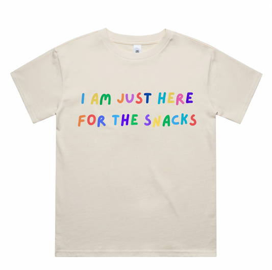 I Am Just Here For The Snacks - Kids Tee