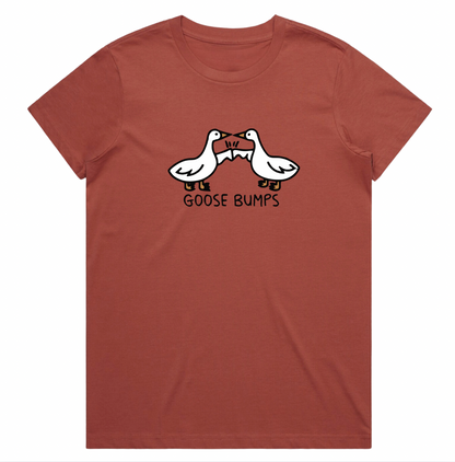 Goose Bumps Tee - Ladies (Rust)