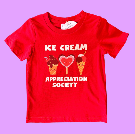 Ice Cream Appreciation Society - Kids tee