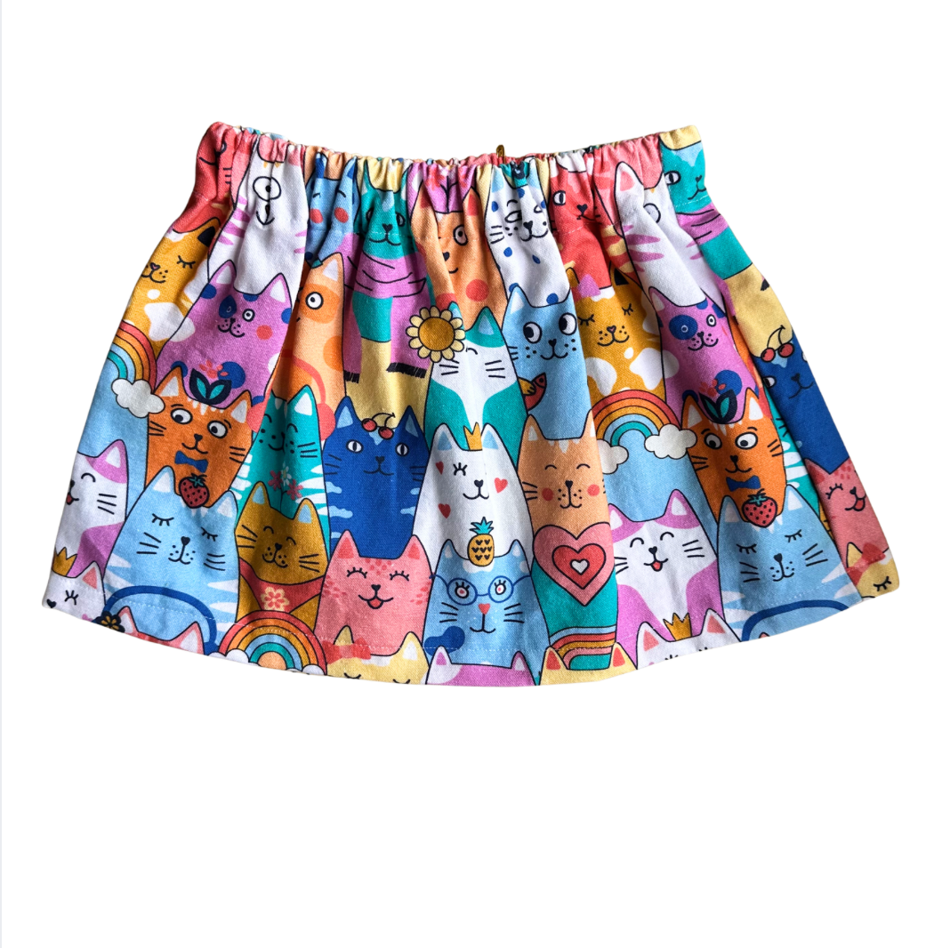 Cat Party Skirt - Kids