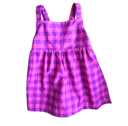 Pink Gingham Dress - Kids (Size 8 only)