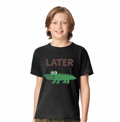 Later 'Gator - Kids Oversized Tee (Black)