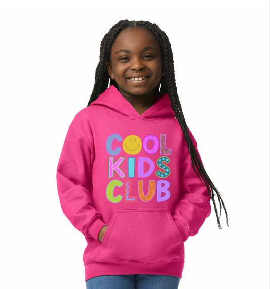 Cool Kids Club Hoodie - Kids (Pink)