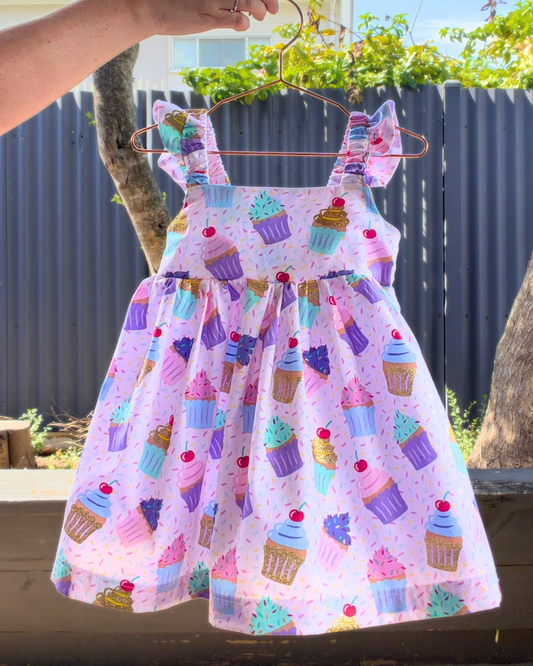 Cupcake Flutter Dress - Kids