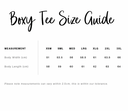 Love You, Mean It - Black Boxy Tee - Ladies